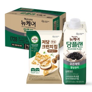뉴케어 당플랜 검은깨맛 200mL 24팩 균형영양식 당뇨환자영양식 + 영양간식