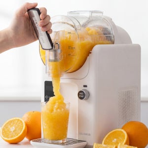 슬로코 프로 슬러시 메이커 BS-B2 가정용 미니 슬러시 기계 아이스크림 스무디 머신