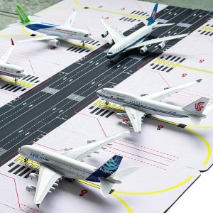 셀렉트하루 관제탑 항공기모형 비행기 공항(연결키트) 1 러닝웨이 90x40cm 3 연결 키트