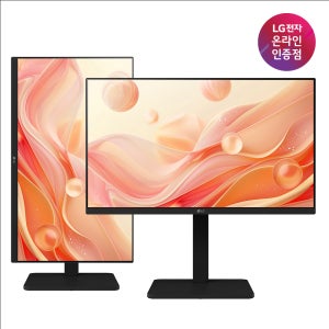 LG 24BA450 IPS 60.4cm(24인치) PC 모니터 피벗 높낮이 지원 내장스피커