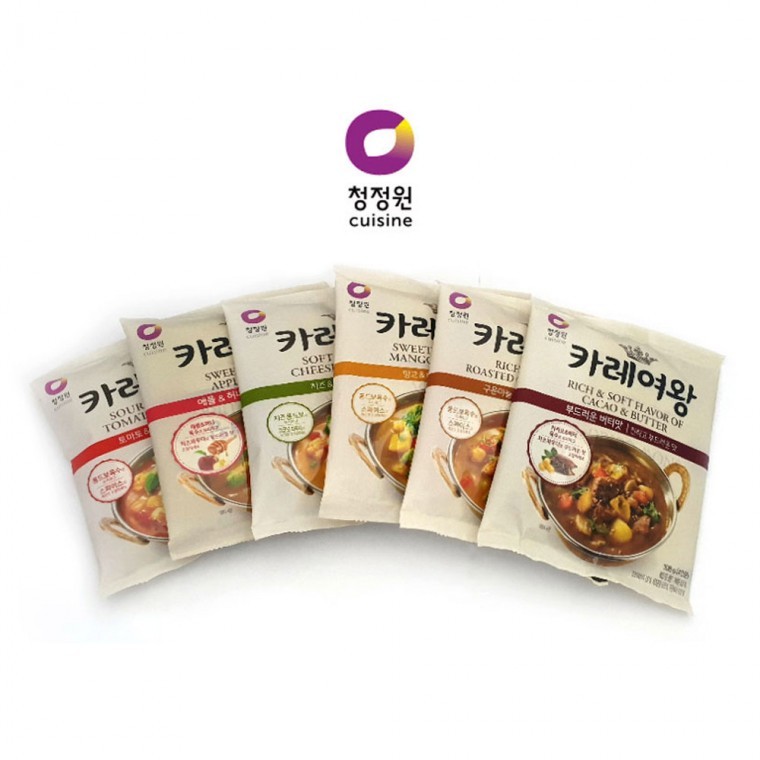 카레여왕 다양한맛의 요리 즉석카레
