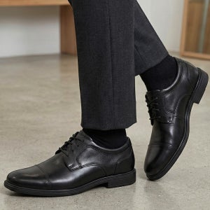 락포트 로빈신 WP 캡토 남성 방수 기능성 발 편한 정장구두