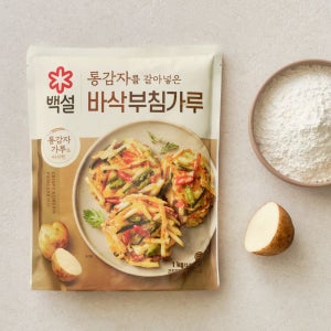 백설 통감자 바삭부침가루 1kg, 4개