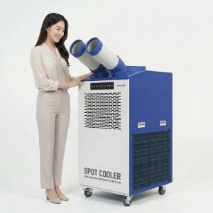 이동식 에어컨 코끼리 산업용 2구 신일 SMA-PC6200B 블루