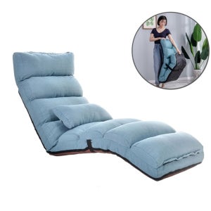 1인용 리클라이너 좌식 쇼파 각도조절 의자 체어 접이식 자취방 원룸 인테리어 침대 매트리스