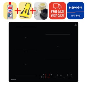 [전국설치] 경동나비엔 매직 인덕션 3구 전기레인지 빌트인 방문설치 ERI-3403AF