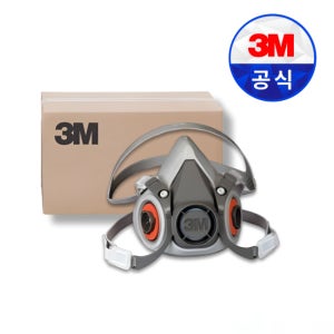 3M 6200 3M반면형마스크 방독 방진 정화통 필터 1box(24개)