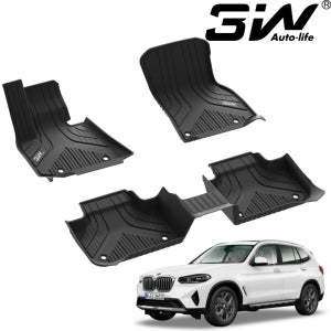 BMW X3 매트 3W 에코라이너 TPE 3D 카매트 1+2열 G01, 17.11-24.10