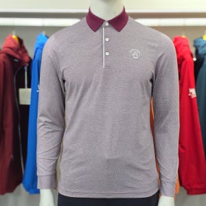 루이까스텔 남성 자카드 원단 요꼬 필기체 로고 티셔츠 7MOTS301R