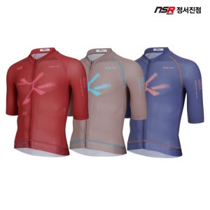 NSR 클럽 아이트 반팔 저지 자전거 사이클 라이딩 기능성웨어 상의 남성 여성 여름