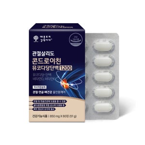 애플트리김약사네 관절살리도 콘드로이친 뮤코다당단백 1200 1박스