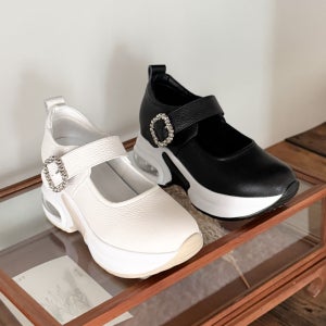 키높이 여성 메리제인 운동화 7cm 에어쿠션 발편한 스니커즈