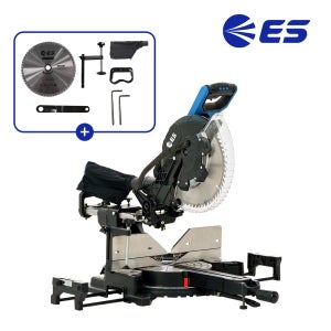 ES산업 12인치 슬라이딩 각도절단기 2000W E12SMS 유선 절단기