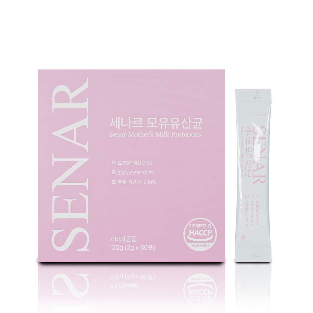 세나르 질유산균 모유 유산균 60포 덱스트린 무수결정포도당