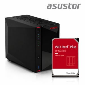 ASUSTOR 님버스토어 AS5402T 8TB WD Red Plus 4테라x2