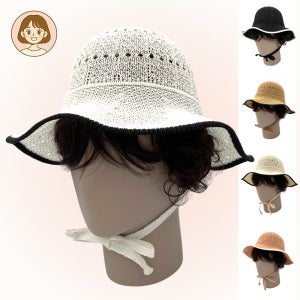 보닛 라피아햇 밀집 챙모자 챙넓은 라탄 산책 여름 버킷햇 벙거지 해변 비치 여성 여자 모자