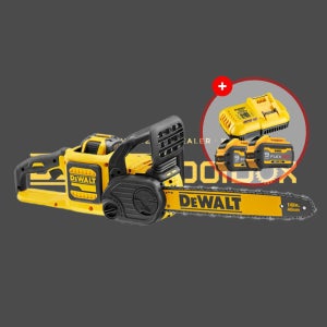 디월트 54V(60V) 3.0Ah 400mm 충전체인톱 배터리2개 세트 DCM575X2