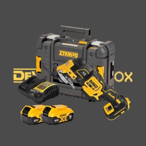 디월트 충전 멀티커터 세트 DCS356P2 20V 브러쉬리스 배터리2개