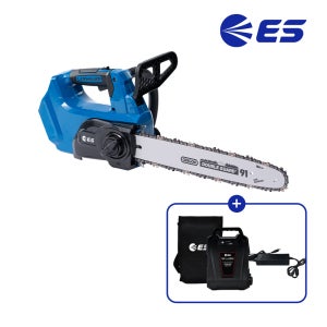 ES산업 14인치 충전 체인톱 54V MAX LCHS1454 세트 BLDC 무선 체인톱
