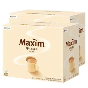 맥심 화이트 골드 커피믹스 400T 2박스 (800T)