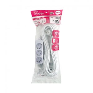 현대 멀티탭 접지 3구 10M 16A HM16-310