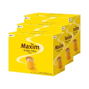 맥심 모카골드 마일드 커피믹스 400T 3박스 (1200T)