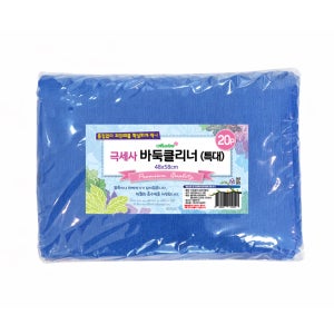 아젤리아 바둑클리너20P (대.특대) 극세사 청소타올 손걸레 바둑걸레 20P(특대) 블루, 1개