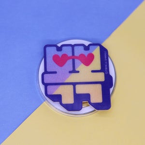 미라클스파클 렌티큘러 뾲 맥세이프 그립톡 플레이트