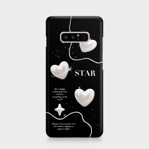 갤럭시 노트8 하트 리본 체리 케이스 예쁜 디자인1번