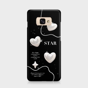 갤럭시A7 2017 하트 리본 체리 케이스 예쁜 디자인1번