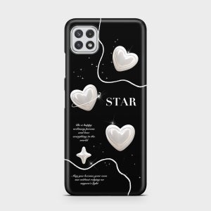 갤럭시 버디1 A22 하트 리본 체리 케이스 예쁜 디자인1번