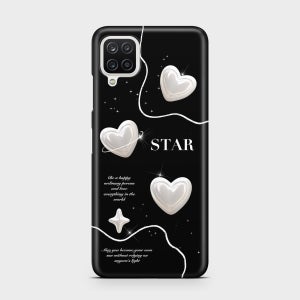 갤럭시 퀀텀3 M53 하트 리본 체리 케이스 예쁜 디자인1번