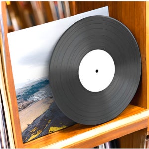 LP제작 커플기념 나만의LP판만들기 주문제작 7인치블랙