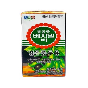 정식품 달콤한 베지밀B 검은콩 두유 190ml, 32개