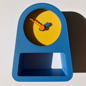 오브어스 블루팝 탁상시계 무소음 저소음 인테리어 시계