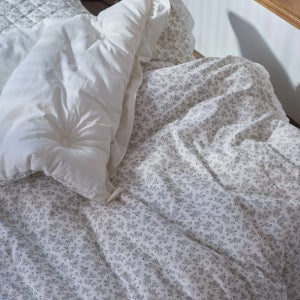 마리 잔꽃무늬 광목 면 프릴 차렵 이불 SS