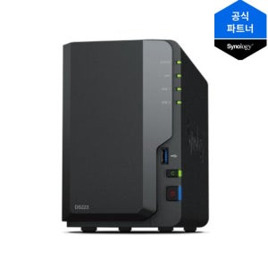 시놀로지 DS223 2베이 NAS 하드미포함 가정용 사무용 초기설정지원