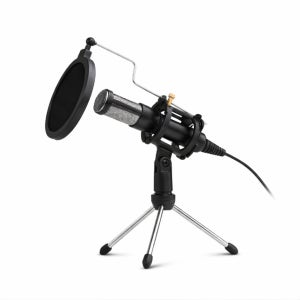 USB 콘덴서 1인 방송용 스탠드 핀 녹음 온라인수업 유선 마이크