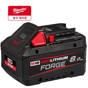 밀워키 M18 FB12 18V FORGE 8.0Ah 리튬이온 포지 배터리