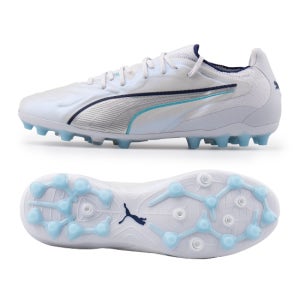 푸마 킹 20 얼티메이트 MG 10845903 풋살 축구화 실버미스트/블루주얼/바이브런트