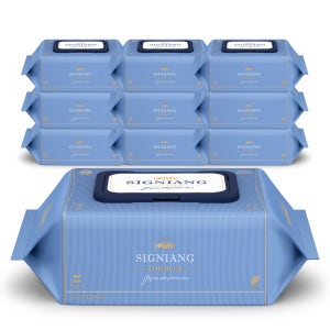 아이러브베베 시그니앙 더블루 75g 엠보 생분해원단 77매, 10개