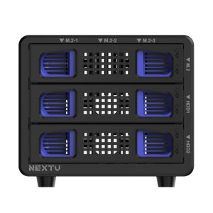 넥스트유 3베이 DAS 데이터 스토리지 SSD HDD NVME USB 3.2 10G 케이스 933TC-HB