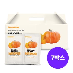 참앤들황토농원 국내산 맛있는 늙은 호박즙 90ml 30포, 7개