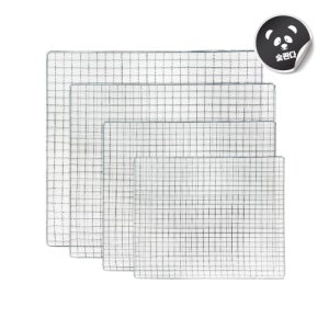 숯판다 정사각 일회용석쇠 250x250mm 200개 고기불판 철망 바베큐그릴 구이 그릴망