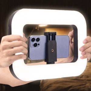 링라이트 조명 휴대폰 라이브 개인방송 핸드폰 삼각대 20W 3색 휴대용 링 라이트