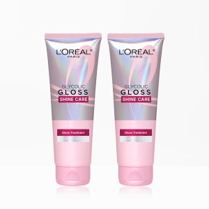 [매끈한 헤어광채] 로레알파리 글라이콜릭 글로스 #반사판 헤어팩 200ml 2개