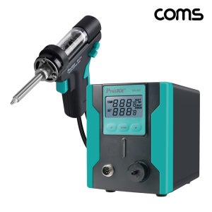 COMS LCD 인두 흡입기 90W 최대 480도 납제거 디솔더링 세라믹히터 PK901