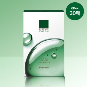 [30매] 웰더마 티트리 허브 톡스 시카 마스크