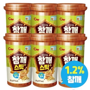 [배송비없음] 청우 참깨스틱 85g x 6개