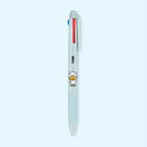 카카오 프렌즈 삼색 볼펜 0.7mm 튜브3색, 1개